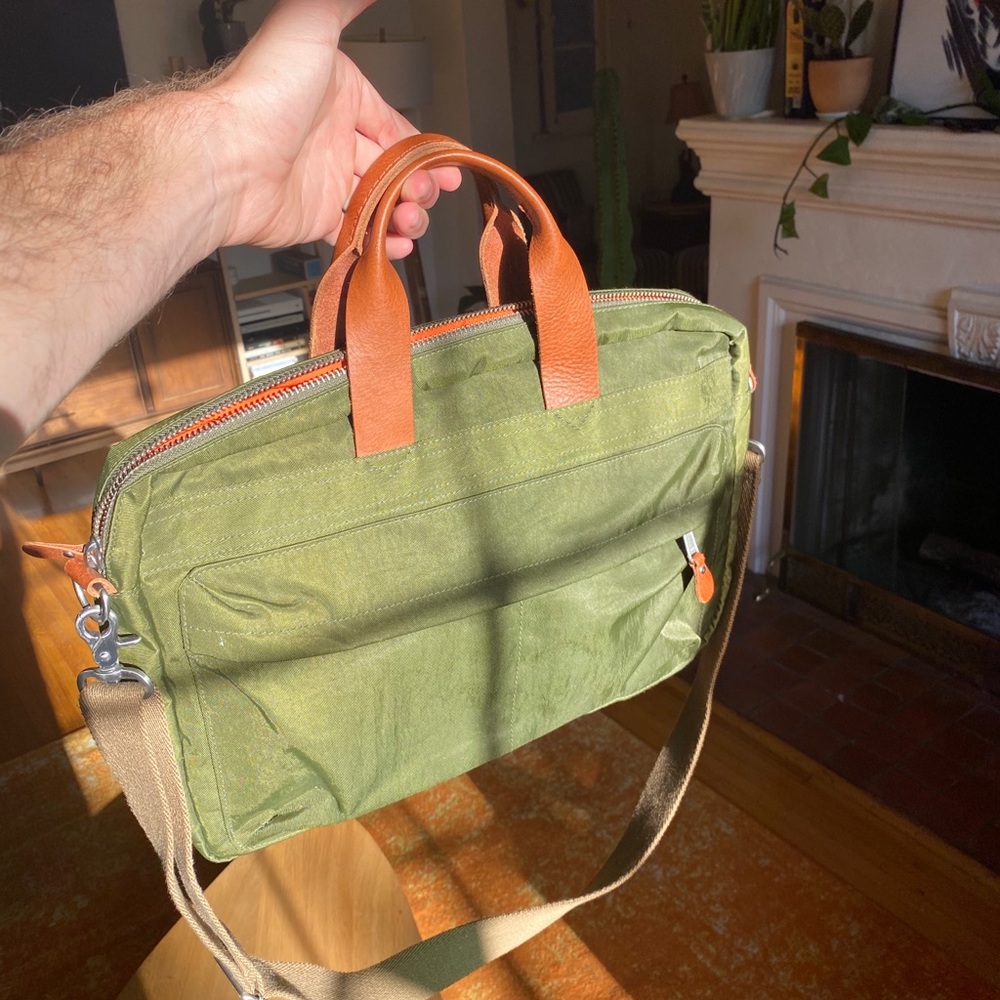 J Crew Briefcase (like new)